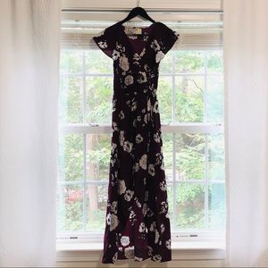 Floral Wrap Style High-Love Maxi